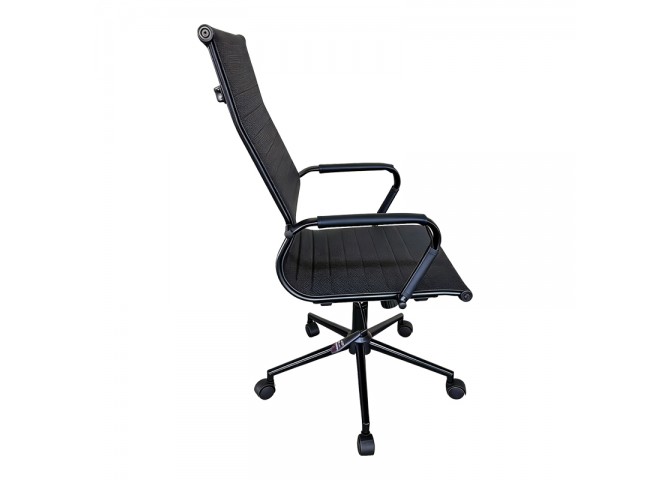 Καρέκλα γραφείου διευθυντή Valter pakoworld pu μαύρο 55.5x58x108εκ