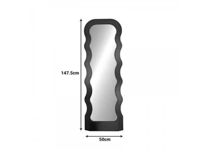 Καθρέπτης Spejo Inart λευκό PP 50x2.8x147.5εκ