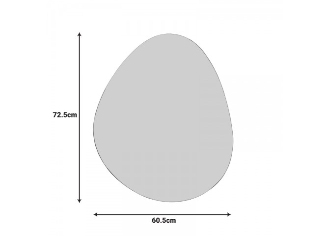 Καθρέπτης Hahoe Inart 60x1x72.5εκ