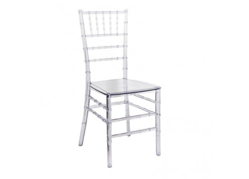 Καρέκλα Tiffany pakoworld διάφανο pc 38x38.5x88εκ