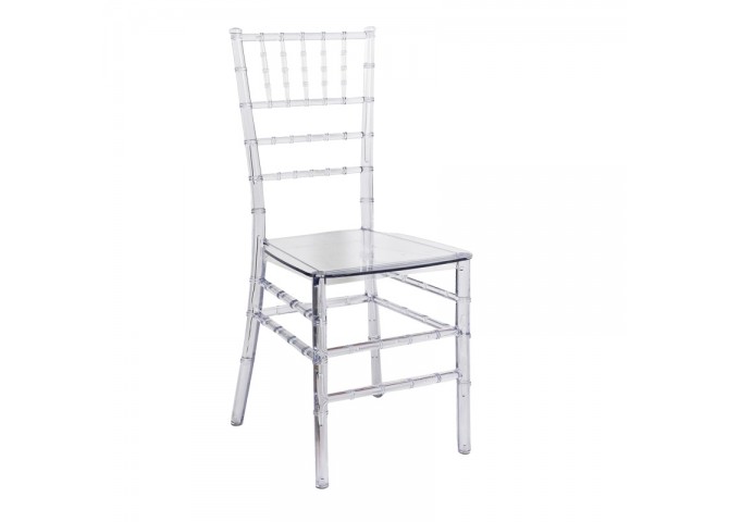 Καρέκλα Tiffany pakoworld διάφανο pc 38x38.5x88εκ