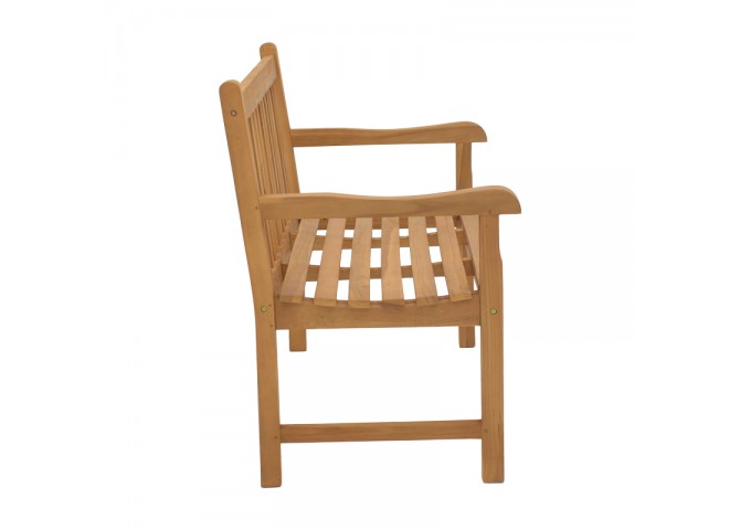 Καναπές Nat pakoworld teak ξύλο σε φυσική απόχρωση 120x57x96εκ