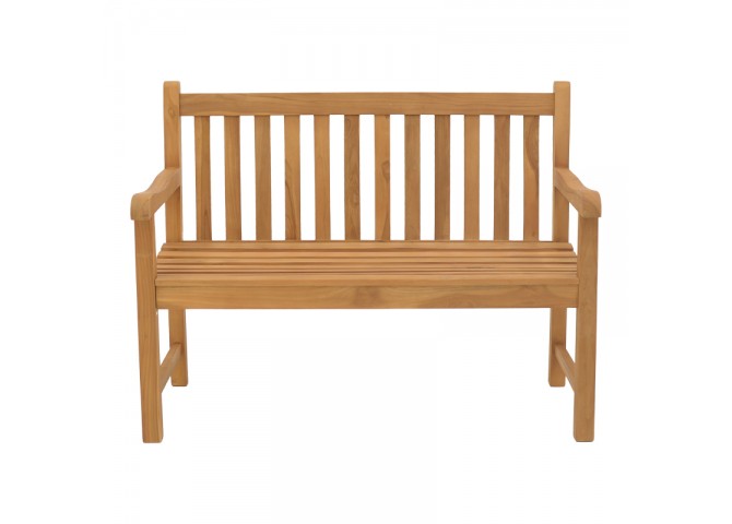 Καναπές Nat pakoworld teak ξύλο σε φυσική απόχρωση 120x57x96εκ