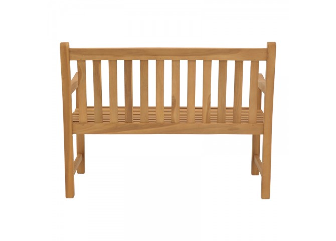 Καναπές Nat pakoworld teak ξύλο σε φυσική απόχρωση 120x57x96εκ