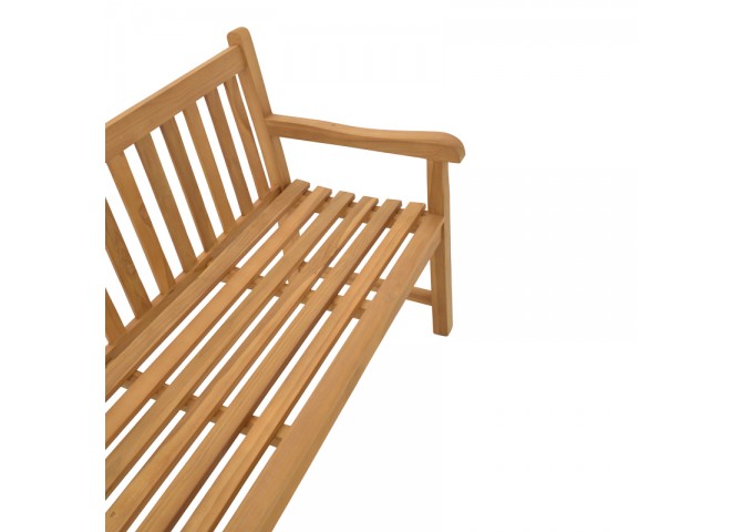Καναπές Nat pakoworld teak ξύλο σε φυσική απόχρωση 120x57x96εκ