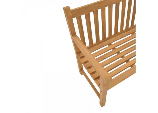 Καναπές Nat pakoworld teak ξύλο σε φυσική απόχρωση 120x57x96εκ