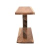 Κονσόλα Nasiol Inart teak ξύλο σε φυσική απόχρωση 120x40x75εκ