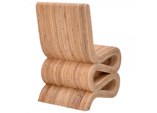 Πολυθρόνα Favorsy pakoworld rattan σε φυσική απόχρωση 65x52x90εκ