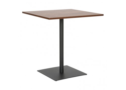 Τραπέζι Nerobian pakoworld mdf σε καρυδί απόχρωση 70x70x75εκ
