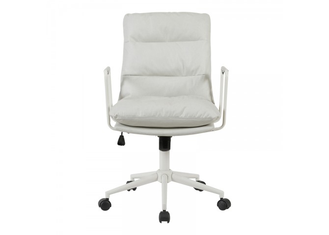 Καρέκλα γραφείου διευθυντη Kreno pakoworld PES γκρι 56x67x89-97εκ