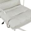 Καρέκλα γραφείου διευθυντη Kreno pakoworld PES γκρι 56x67x89-97εκ