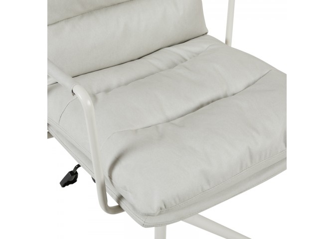 Καρέκλα γραφείου διευθυντη Kreno pakoworld PES γκρι 56x67x89-97εκ