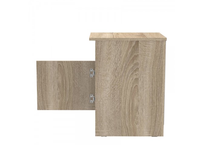 Κομοδίνο Galdi pakoworld σε sonoma απόχρωση 40x45x60εκ