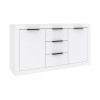 Μπουφές Doha pakoworld σε λευκή απόχρωση 150x45x80.5εκ