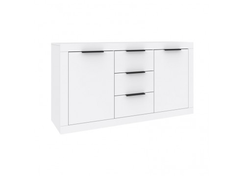 Μπουφές Doha pakoworld σε λευκή απόχρωση 150x45x80.5εκ