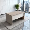 Γραφείο εργασίας Armadi pakoworld sonoma-λευκό 180x75x75εκ