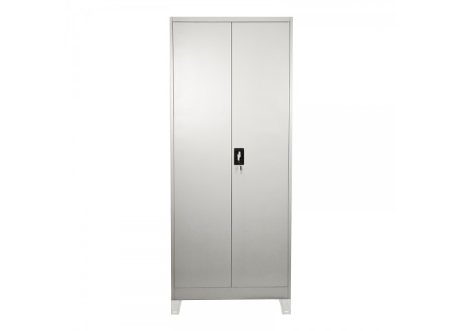 Μεταλλική ντουλάπα Ugren pakoworld σε ανοιχτό γκρι 70x40x190εκ