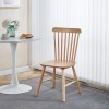 Καρέκλα Bristol pakoworld rubberwood σε φυσική απόχρωση 45x51x86εκ