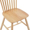 Καρέκλα Bristol pakoworld rubberwood σε φυσική απόχρωση 45x51x86εκ