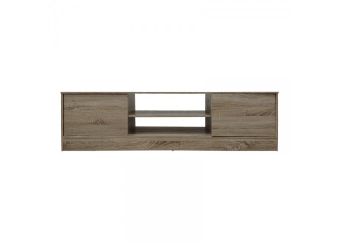 Έπιπλο τηλεόρασης Sasa I pakoworld σε sonoma απόχρωση 150x35x41.5εκ