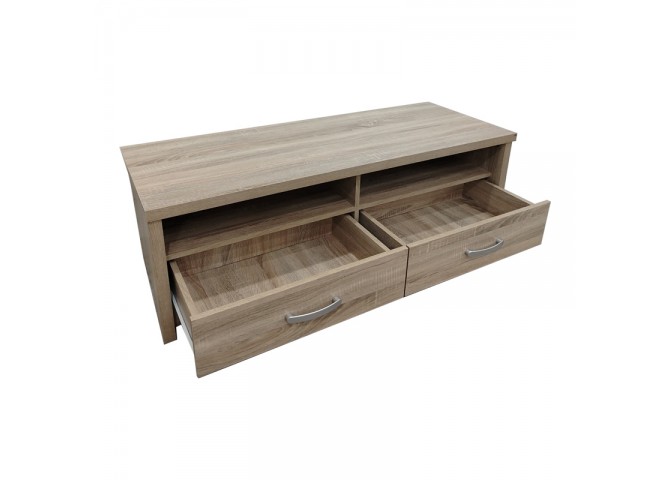 Έπιπλο τηλεόρασης Podizor pakoworld σε sonoma απόχρωση 120x45x42.5εκ