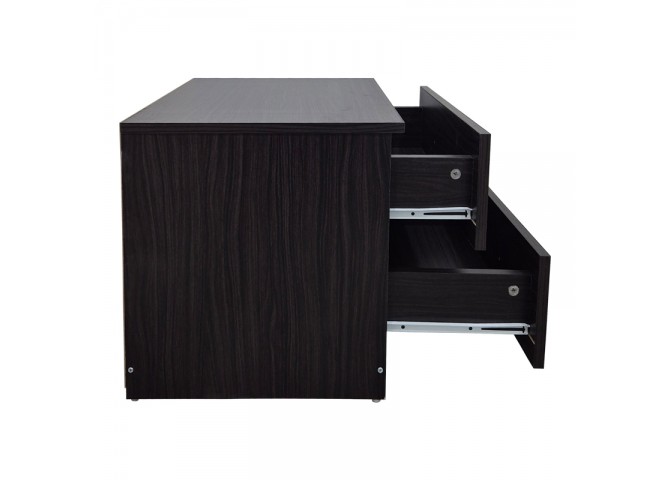 Κομοδίνο Athos pakoworld σε wenge απόχρωση 48x40x41.5εκ