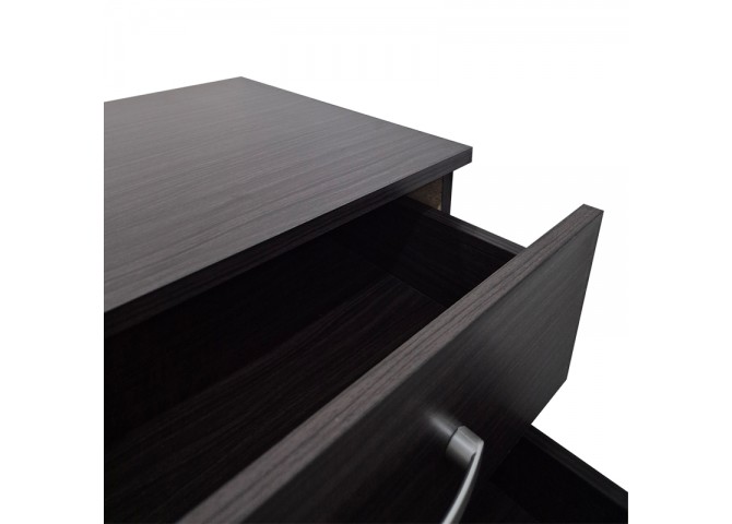 Κομοδίνο Athos pakoworld σε wenge απόχρωση 48x40x41.5εκ