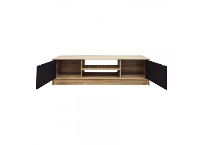 Έπιπλο τηλεόρασης Sasa pakoworld sonoma-ανθρακί 150x35x41.5εκ