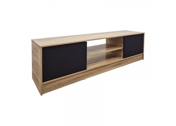 Έπιπλο τηλεόρασης Sasa pakoworld sonoma-ανθρακί 150x35x41.5εκ
