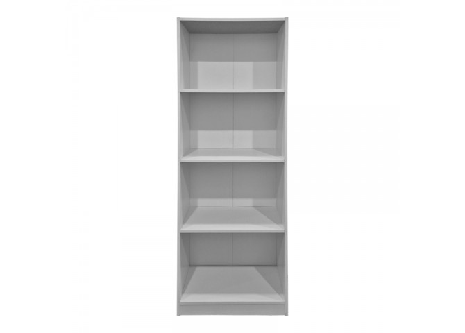 Βιβλιοθήκη Kendy pakoworld λευκό 60x30x167εκ
