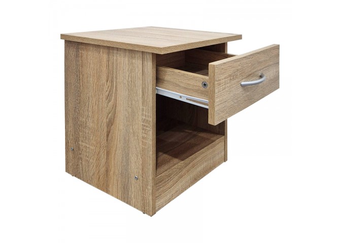 Κομοδίνο Bedy pakoworld sonoma 40x34x42εκ