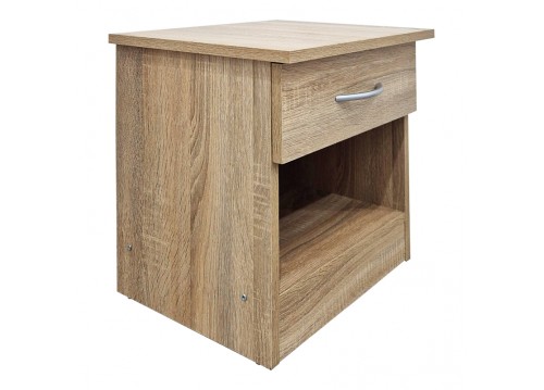 Κομοδίνο Bedy pakoworld sonoma 40x34x42εκ