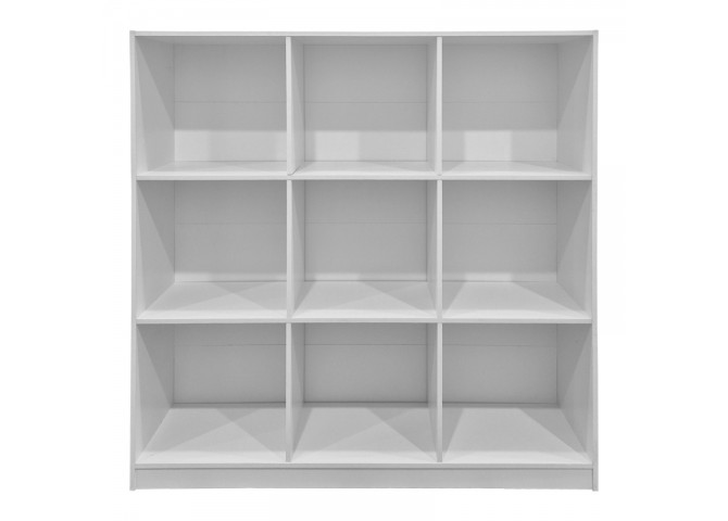 Βιβλιοθήκη Gridea pakoworld λευκό 119.5x30x121εκ
