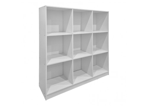 Βιβλιοθήκη Gridea pakoworld λευκό 119.5x30x121εκ