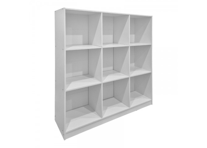 Βιβλιοθήκη Gridea pakoworld λευκό 119.5x30x121εκ