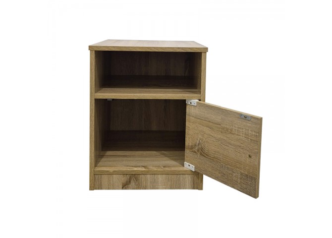 Κομοδίνο Lenea pakoworld sonoma 40x40x50εκ