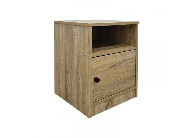 Κομοδίνο Lenea pakoworld sonoma 40x40x50εκ