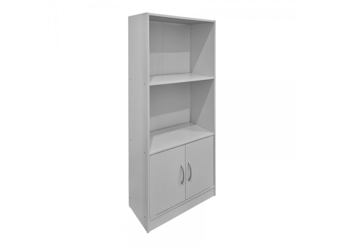 Βιβλιοθήκη Tekaro pakoworld λευκή 60x30x120εκ