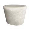Βοηθητικό τραπέζι Fedris pakoworld mdf λευκό Φ56x45εκ