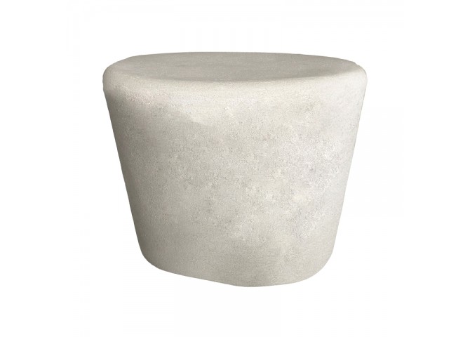 Βοηθητικό τραπέζι Fedris pakoworld mdf λευκό Φ56x45εκ