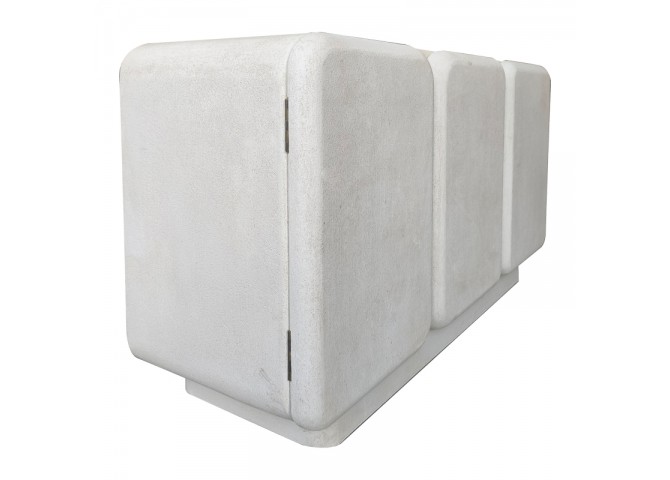 Μπουφές Kooldio pakoworld mdf λευκό 120x37.5x69εκ