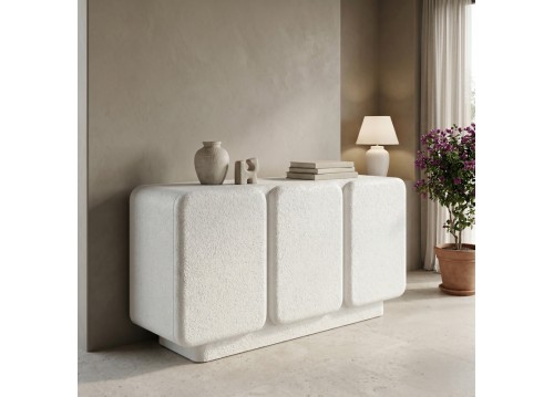 Μπουφές Kooldio pakoworld mdf λευκό 120x37.5x69εκ