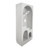 Βιβλιοθήκη-ραφιέρα Boolten pakoworld mdf λευκό 80x38x190εκ
