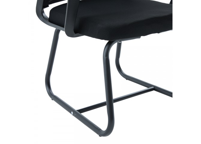 Καρέκλα επισκέπτη Palma pakoworld mesh μαύρο 46x52x94εκ