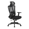 Καρέκλα γραφείου διευθυντή Magida pakoworld mesh μαύρο 58.5x66x115-125εκ