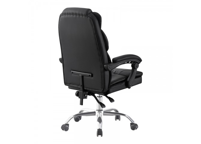 Καρέκλα γραφείου διευθυντή Sanema pakoworld pu μαύρο 62x67x112-122εκ