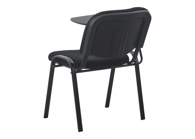 Καρέκλα συνεδρίου με αναλόγιο Lector pakoworld μαύρο 54x54x78εκ