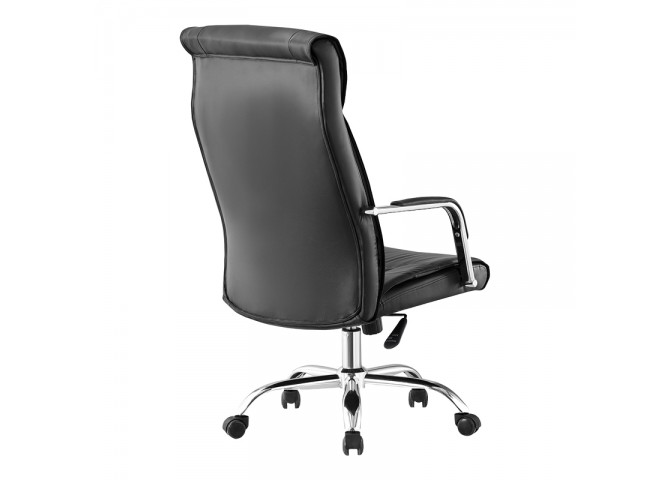 Καρέκλα γραφείου διευθυντή Biani pakoworld pu μαύρο 56x70x107-115εκ