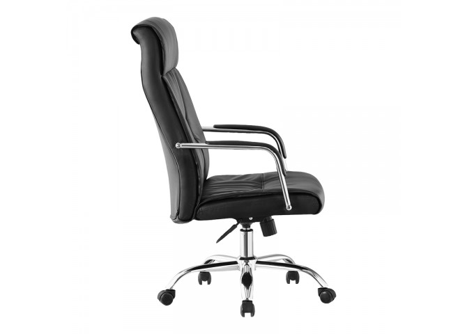 Καρέκλα γραφείου διευθυντή Biani pakoworld pu μαύρο 56x70x107-115εκ