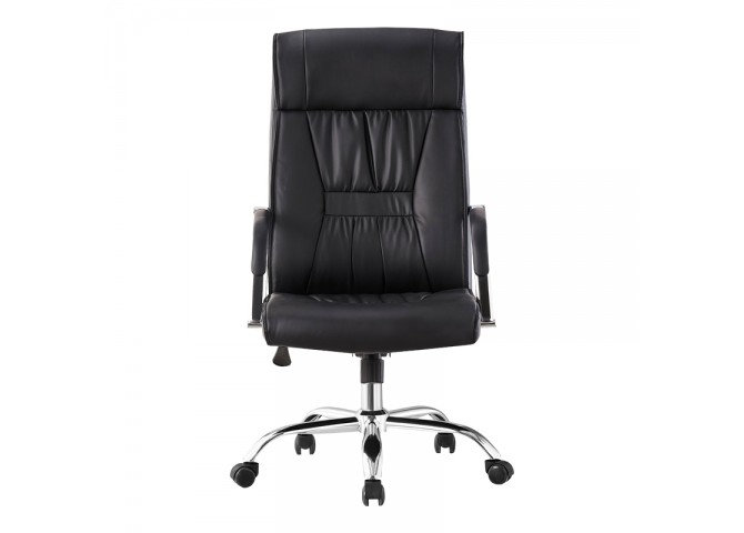 Καρέκλα γραφείου διευθυντή Biani pakoworld pu μαύρο 56x70x107-115εκ